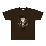 Casablanca T Shirts Fashion Print Street