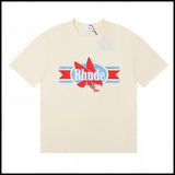 American trend rhu marlboro high definition printing de casual round neck short sleeve t-shirt export wholesale