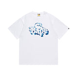 Cross-border wholesale summer classic ape camo lightning print cotton short sleeve t-shirt
