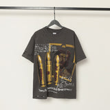 American valley washed distressed printing short-sleeved t-shirt valeforever hoodie sweatshirt long