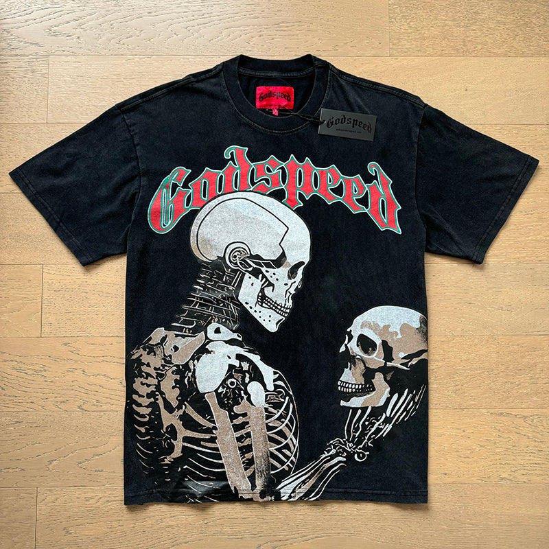 Godspeed T-Shirt Retro Fantasy Pattern