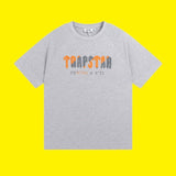 Factory direct trapstar rainbow letter gradient towel embroidery short sleeve t-shirt & fog high street shorts set