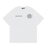 Wholesale export cole buxton minimalist cursive signature print short sleeve t-shirt - high street style