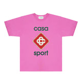 Casablanca T Shirts Fashion Print Street