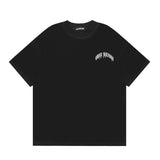 Wholesale export cole buxton minimalist cursive signature print short sleeve t-shirt - high street style