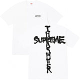 Wholesale export sup streetwear letter print 100% cotton t-shirt - relaxed fit, crew neck, short sleeve