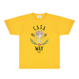 Casablanca T Shirts Fashion Print Street