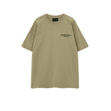 Fog season 8 essentials flocked print couple's relaxed fit crew neck short sleeve t-shirt