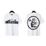 american trend high quality loose t-shirt pure cotton front and rear high-definition printing casualcoupletrendy short sleeves