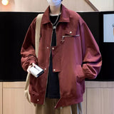 Unisex Baseball Jersey Vintage Star Zip Baseball Uniform Loose Casual Jacket