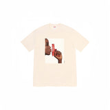Wholesale export sup streetwear letter print 100% cotton t-shirt - relaxed fit, crew neck, short sleeve