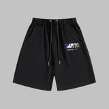 Factory direct trapstar rainbow letter gradient towel embroidery short sleeve t-shirt & fog high street shorts set