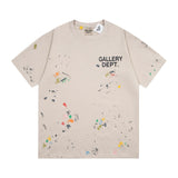 Wholesale gallery dept washed distressed short-sleeved american trendy retro skull printing couple wear looset