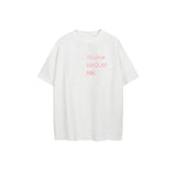 Ac letter print high street washed distressed vintage oversized short sleeve couple t-shirt