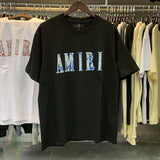 Wholesale amri little angel crane peace bird digital gradient letter logo couple's short set
