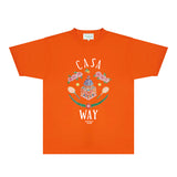 Casablanca T Shirts Fashion Print Street