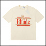 American trend rhu marlboro high definition printing de casual round neck short sleeve t-shirt export wholesale