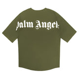 Correct version of pa beheaded bear short sleeves palm tree high street bat sleeves big logo letter on the back