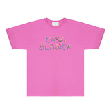 Casablanca T Shirts Fashion Print Street