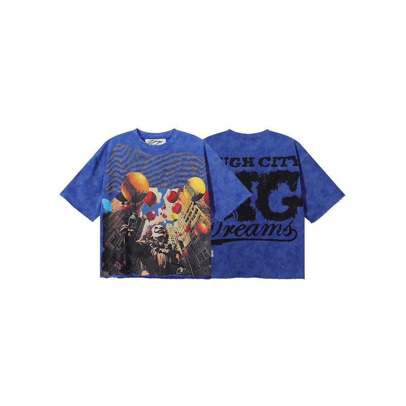 Wholesale s american fashion bkys hot diamond high quality pure cottoncasual short-sleeved t-shirt summer
