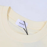 Rhude T Shirts Lake Como Lakeside Town Printed Cotton Casual Short Sleeves Men and Women