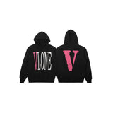 Vlone Hoodie Autumn and Winter Phosphor Big V