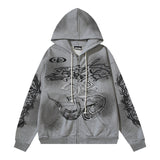 HS Hoodies Washed Aging Process