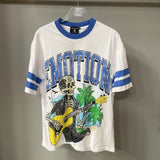 Wholesale american streetwear mixed emotion hotfix rhinestone print short sleeve t-shirt, hoodie, sweatpants, and jacket set