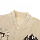 Unisex Baseball Jersey Spring and Autumn Vintage Loose Jacket