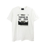 Erd melancholic rich second generation short-sleeved portrait sketch graffiti cross-border new high street loosecasual print