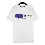 Correct version of pa beheaded bear short sleeves palm tree high street bat sleeves big logo letter on the back