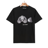 Correct version of pa beheaded bear short sleeve palm tree high street ins teddy bear shark love