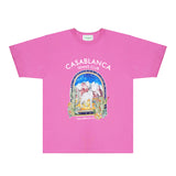 Casablanca T Shirts Fashion Print Street