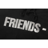 Vlone Hoodie Autumn and Winter Hot Silver Big V Letter