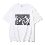 Spring/summer ow splatter graffiti arrow graphic crewneck short sleeve tee