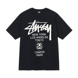 Three-label short-sleeve summer men's relaxed fit high-quality t-shirt