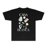 Casablanca T Shirts Fashion Print Street