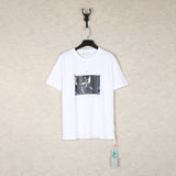 【eu size】authentic off-white print watercolor splatter gradient arrow graffiti ow short sleeve couple tee