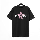 Correct version of pa beheaded bear short sleeves palm tree high street bat sleeves big logo letter on the back