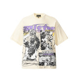 Cross-border wholesale basketball star series short-sleeved tee james star portrait heavy industry washed couple wide