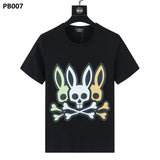 Psy wholesale american cho bunt-shirt colorful skull rabbit gradient letterprintingcouple short