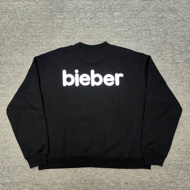 Drew House Sweatshirts Unisex Love Pattern Loose Fleece Crew Neck Sweater