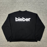 Drew House Sweatshirts Unisex Love Pattern Loose Fleece Crew Neck Sweater