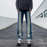 Unisex Jeans Old Casual Elastic Waist Jeans