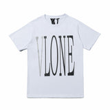 Wang yibo lne short-sleeved big v reflective hot diamond devil angel couple outfit loose