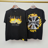 Cough syrup short-sleeved high-quality pure cotton round neck t-shirt fashionprinting breathable short-sleeved summer