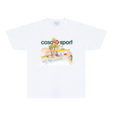 Casablanca T Shirts Fashion Print Street