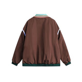 Unisex Baseball Jersey Vintage Lapel Baseball Jacket Jacket