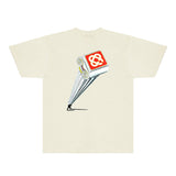 Casablanca T Shirts Fashion Print Street