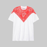 Correct version mb short-sleeved couple outfit colorful wings feather t-shirt marcelo european and american classic